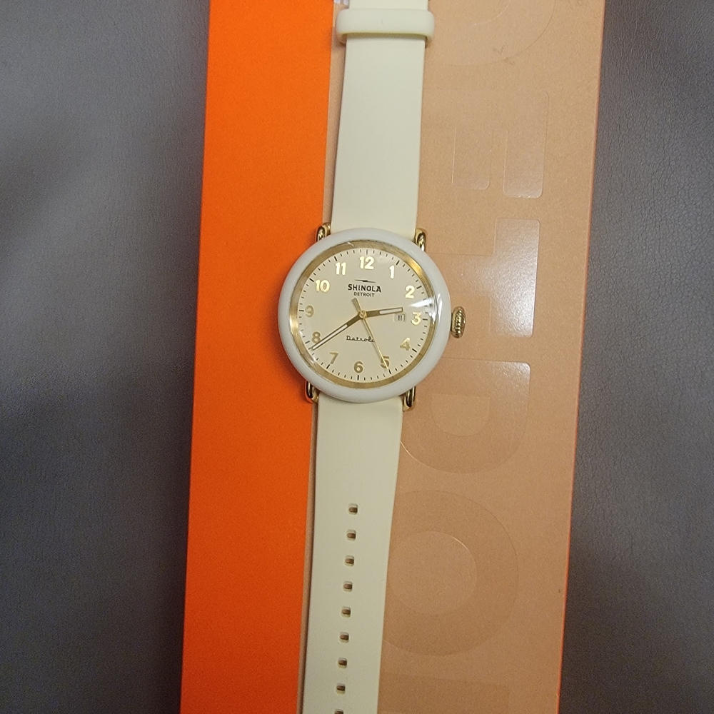 Shinola Cream Detrola Watch